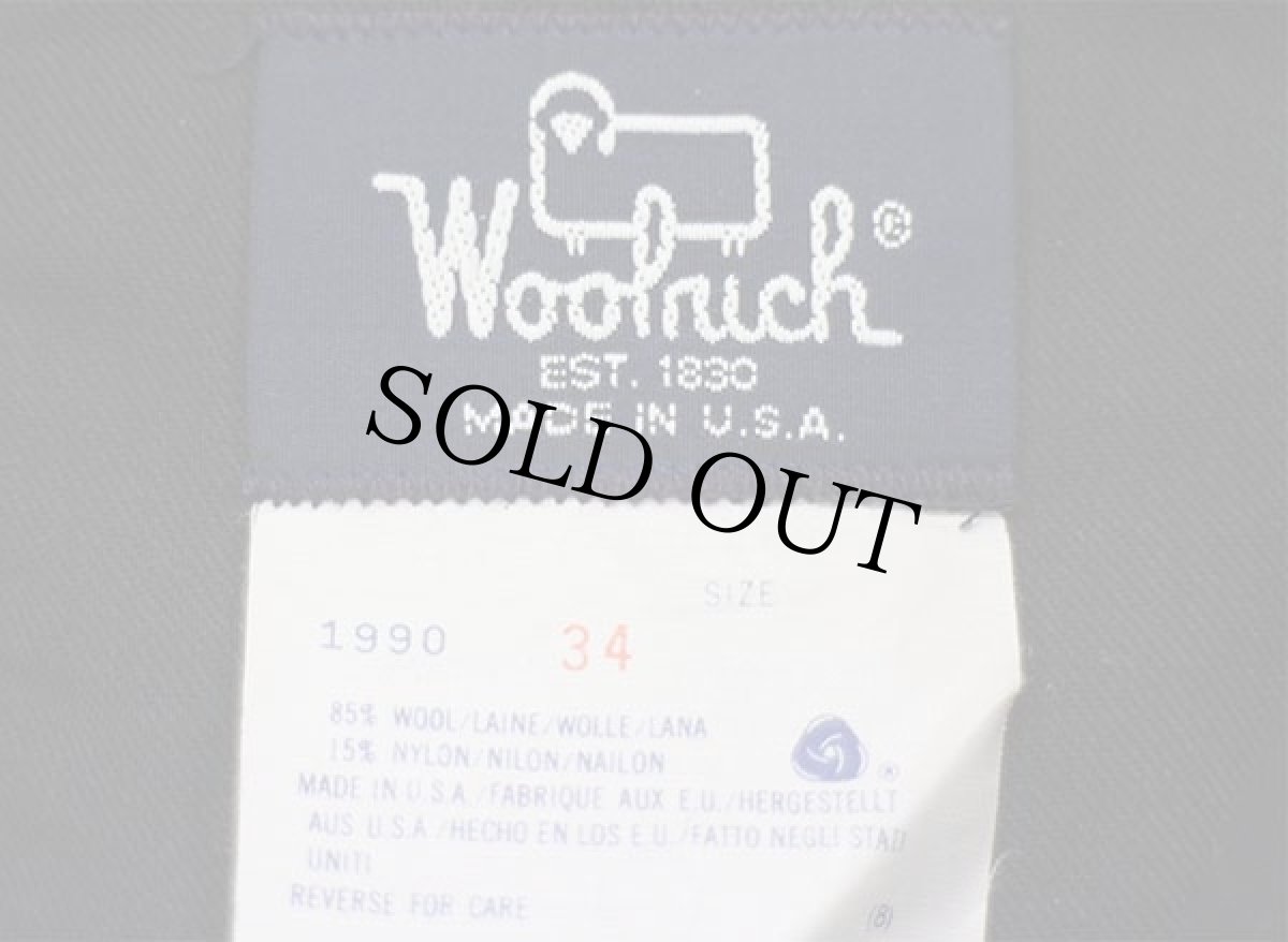 画像6: 80s USA製 Woolrichウールリッチ チェック ウールパンツ チャコールグレー w34 (6)