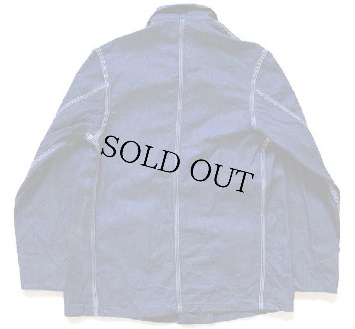 画像2: 80s USA製 carharttカーハート デニム チョアコート カバーオール 38 (2)