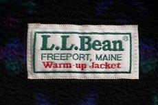 画像4: 90s L.L.Bean ウォームアップ フリースライナー ナイロンジャケット 黒 (4)