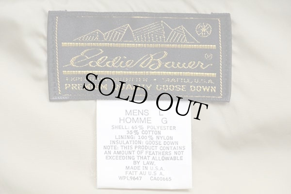 画像4: 80s USA製 EddieBauerエディーバウアー ブリザードマスター ダウンベスト 紺 L (4)