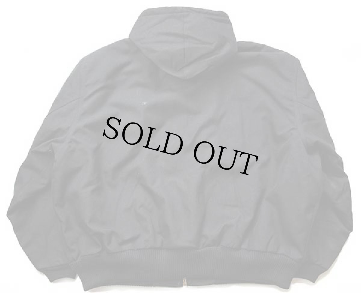 画像2: 90s carharttカーハート ワンポイント キルティングライナー ナイロン混 アクティブジャケット パーカー 黒 (2)