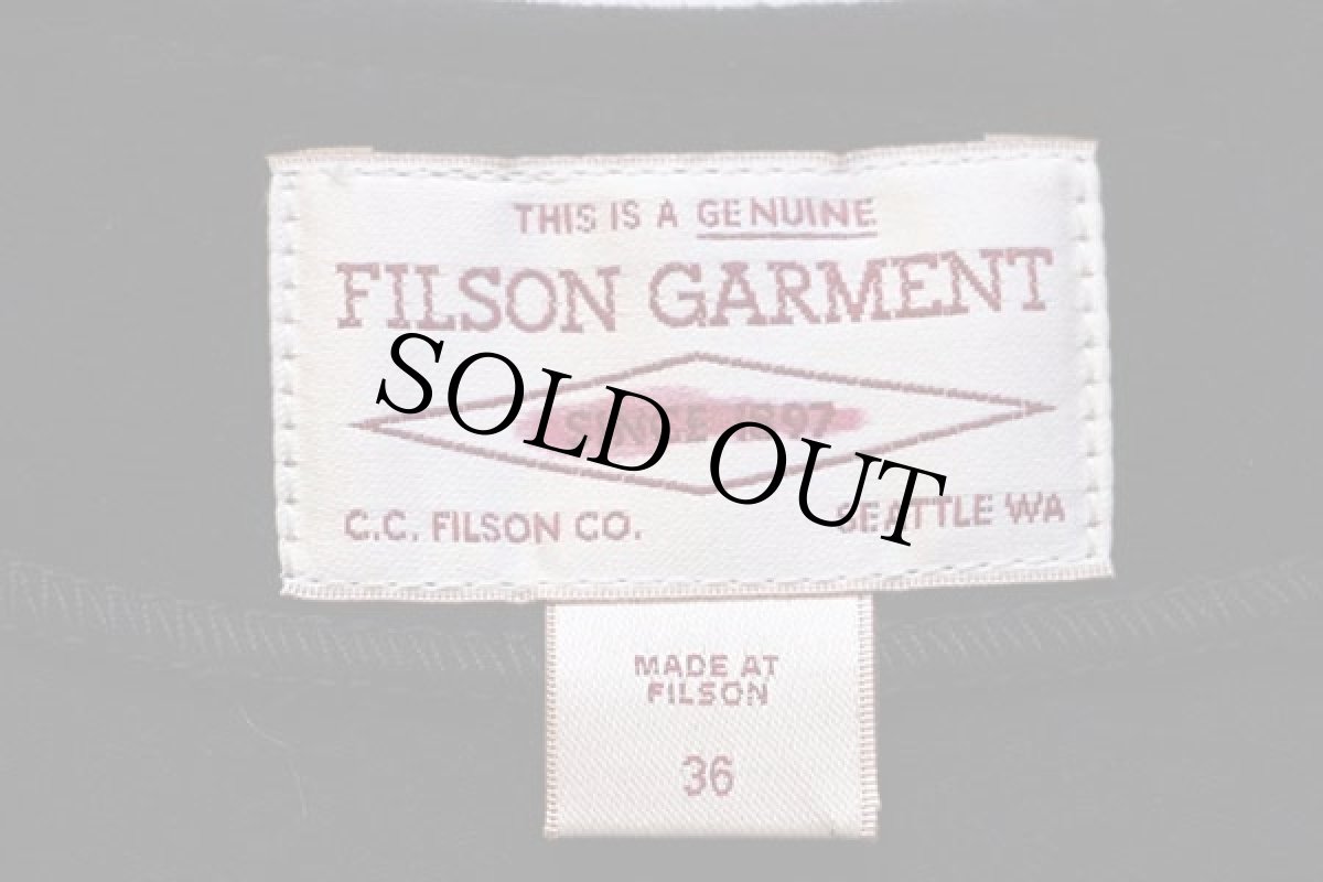 画像3: USA製 FILSONフィルソン マッキーノ コットン モールスキンベスト 黒 36 (3)