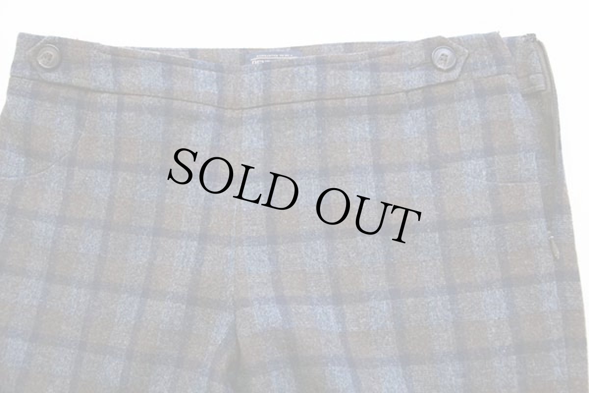 画像4: PENDLETONペンドルトン チェック テーパード スラックス ウールパンツ 8 (4)