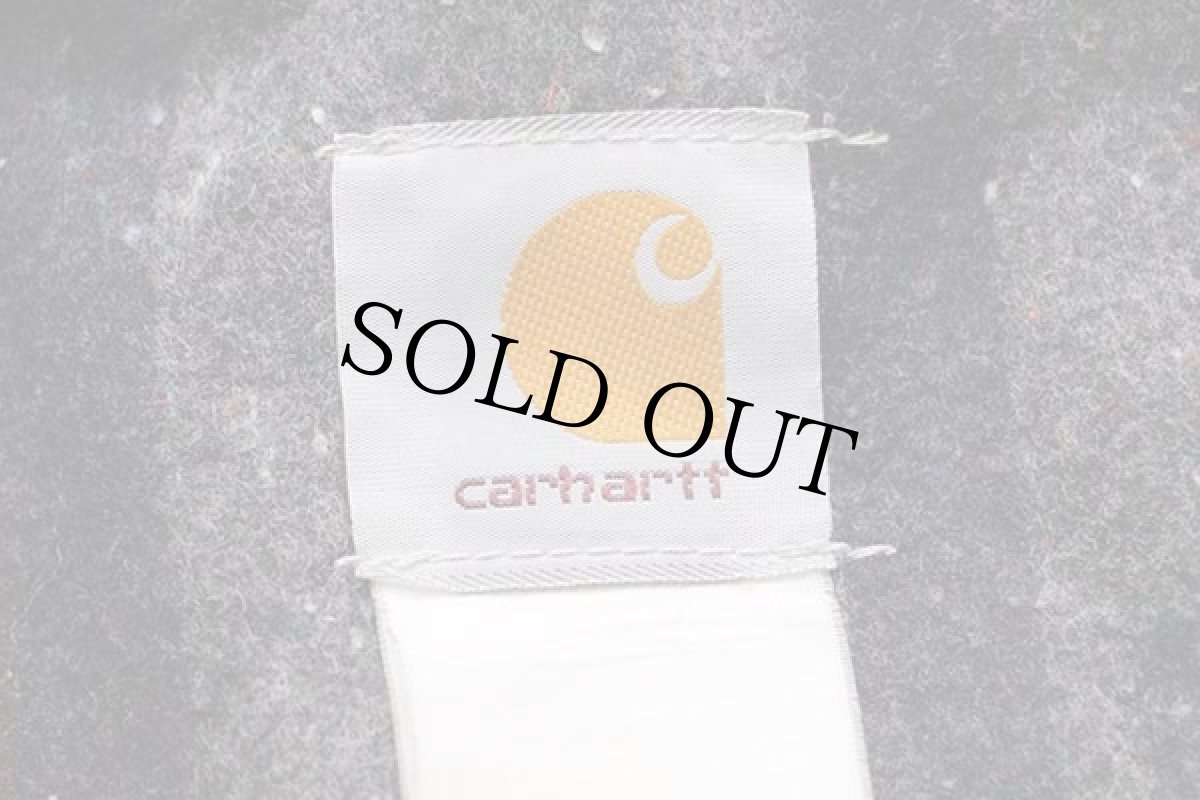 画像4: 90s carharttカーハート ブランケットライナー ダック地 チョアコート カバーオール 茶 (4)