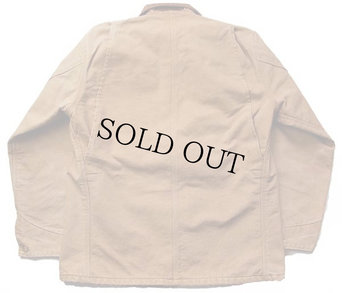 画像2: 90s carharttカーハート ブランケットライナー ダック地 チョアコート カバーオール 茶 (2)