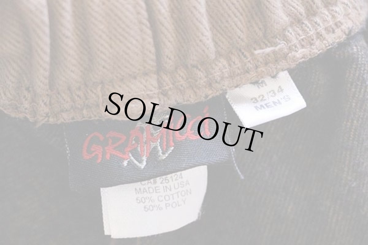 画像6: 00s USA製 GRAMICCIグラミチ 裏起毛 クライミングパンツ 茶 M (6)