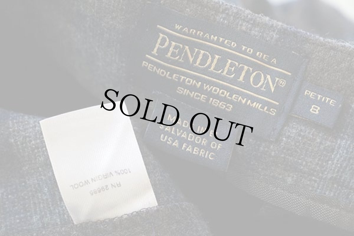 画像6: PENDLETONペンドルトン チェック テーパード スラックス ウールパンツ 8 (6)