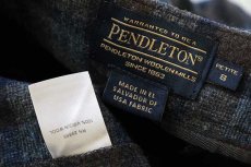 画像6: PENDLETONペンドルトン チェック テーパード スラックス ウールパンツ 8 (6)