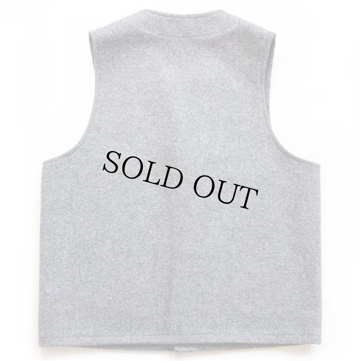 画像2: 90s USA製 FILSONフィルソン マッキーノ ウールベスト グレー 40 (2)