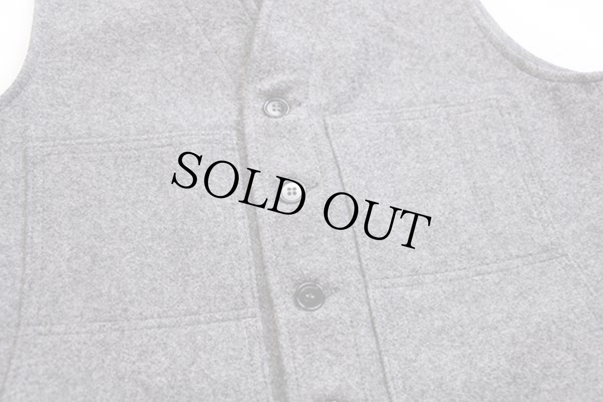 画像4: 90s USA製 FILSONフィルソン マッキーノ ウールベスト グレー 40 (4)