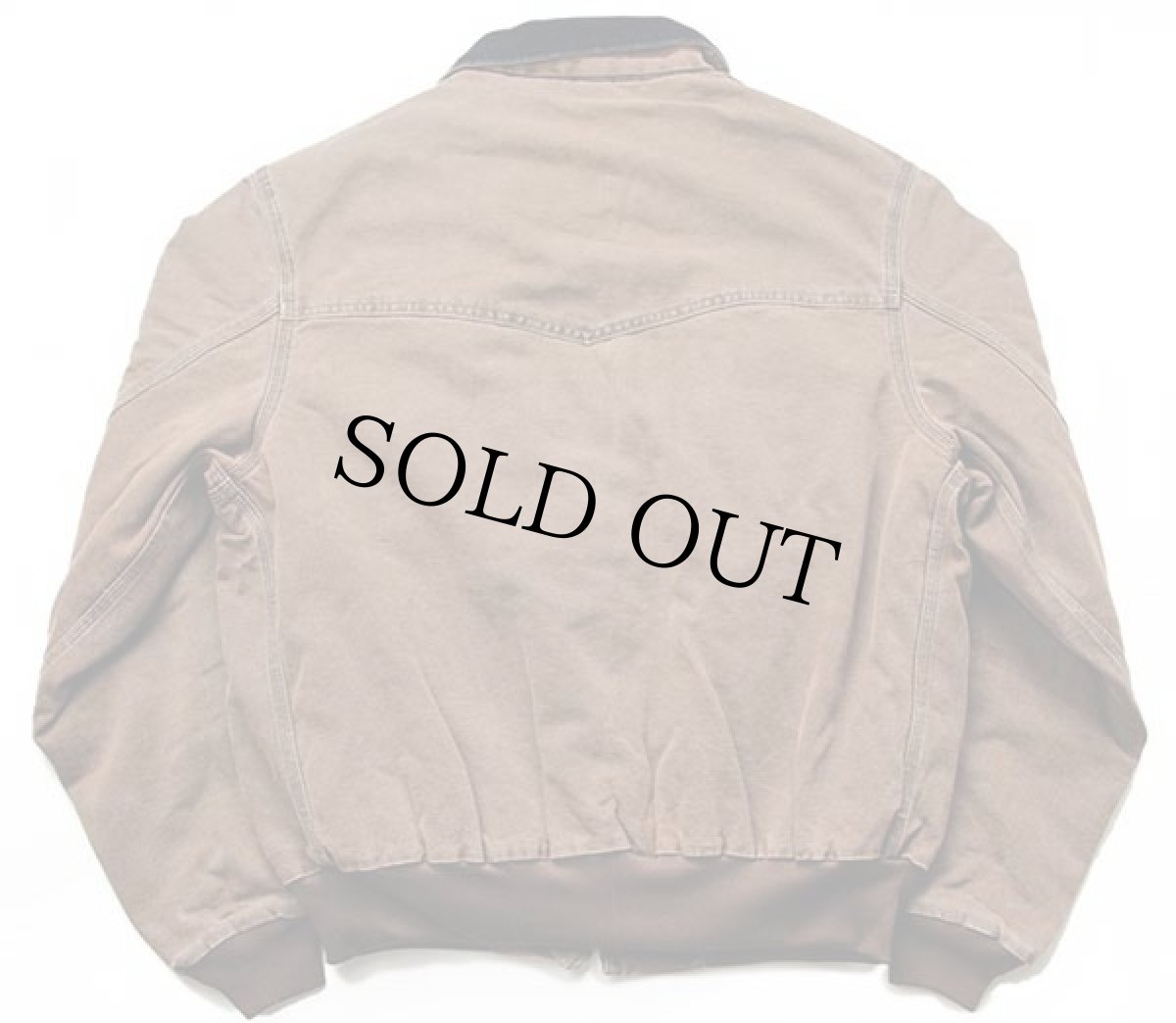 画像2: 80s USA製 carharttカーハート キルティングライナー ダック地 サンタフェジャケット 焦げ茶 XL-T (2)