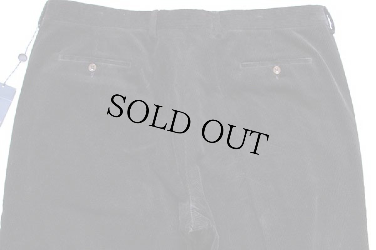 画像5: デッドストック★イタリア製 ポロ ラルフローレン コットン 太畝 コーデュロイパンツ 黒 w42★スラックス (5)