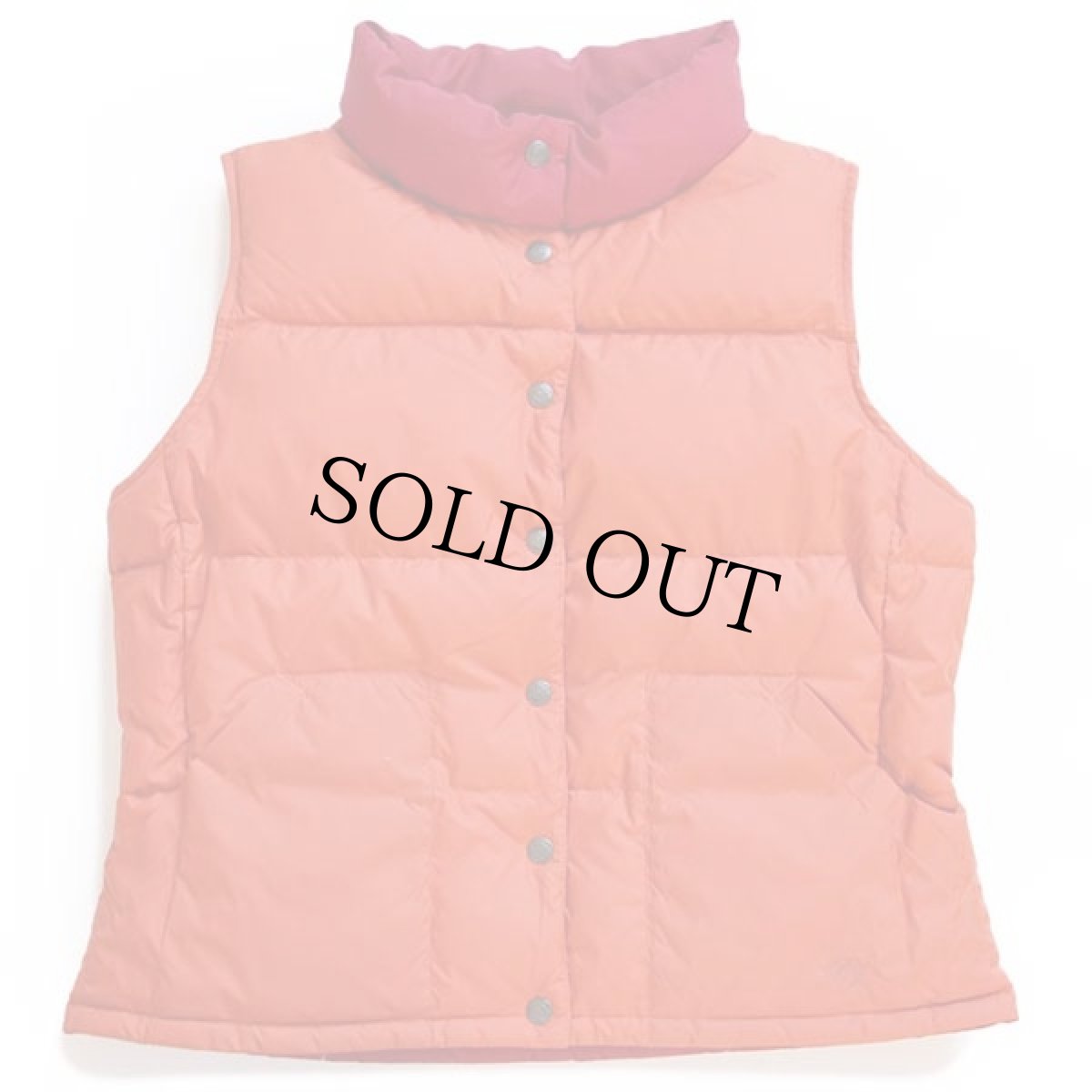 画像3: 00s POLO JEANSポロ ジーンズ ラルフローレン パッチ付き リバーシブル ナイロン ダウンベスト 赤×オレンジ L (3)