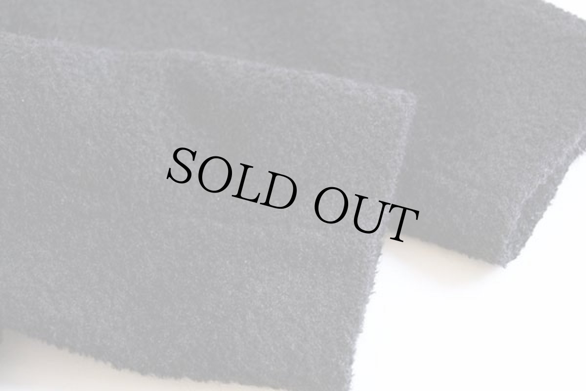 画像9: ペルー製 PENDLETONペンドルトン ロング ウール×スリ アルパカ パイル コート 黒 6 (9)