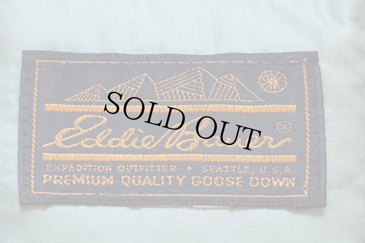 画像4: 70s EddieBauerエディーバウアー ナイロン インナー ダウンベスト 薄緑 (4)