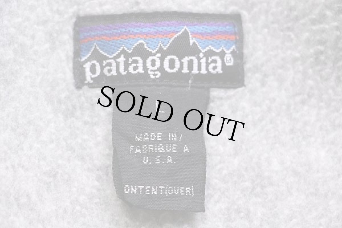 画像4: 90s USA製 patagoniaパタゴニア フリースライナー ナイロンジャケット 紺 L★シェルドシンチラ (4)
