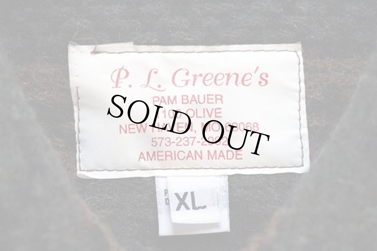 画像4: USA製 P.L.Greene's ネイティブ柄 コンチョボタン ウール ブランケットコート XL (4)