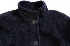 画像4: ペルー製 PENDLETONペンドルトン ロング ウール×スリ アルパカ パイル コート 黒 6 (4)