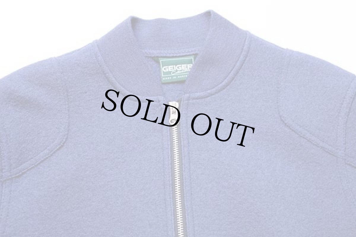 画像3: オーストリア製 GEIGER チロリアン ボイルドウール ジャケット 薄紺 38 (3)