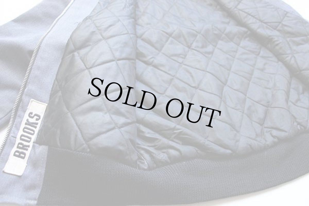 画像4: 80s USA製 TROPHY JACKETS U.S.ARMY JROTC SJMAパッチ付き キルティングライナー カデットジャケット ブルーグレー 36 (4)