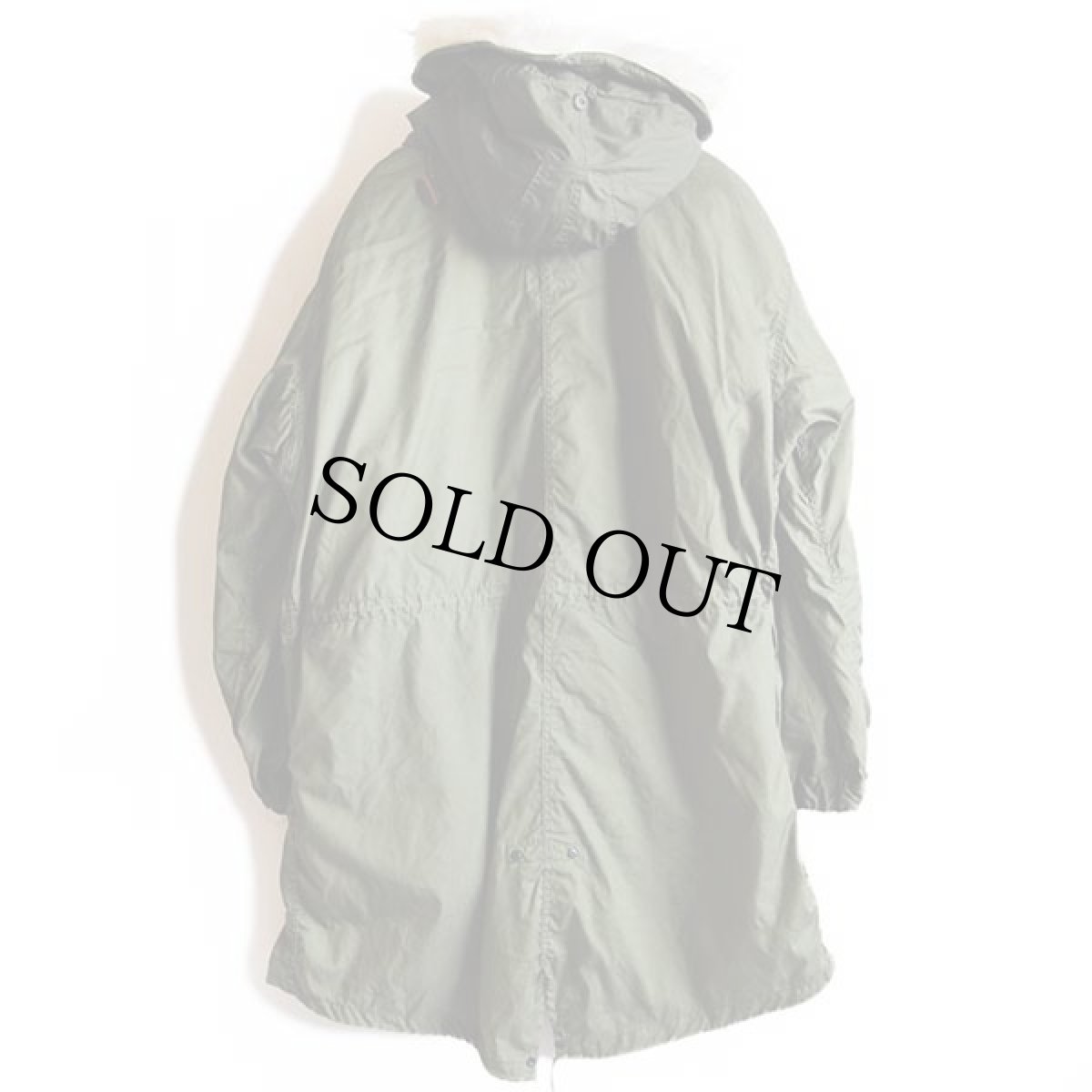 画像2: 80s 米軍 U.S.ARMY キルティングライナー&フード付き M-65 パーカー L★モッズコート フルセット (2)