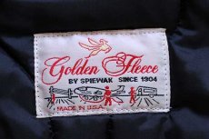 画像4: 90s USA製 SPIEWAK Golden Fleece N-2Bタイプ フライトジャケット リアルファー キルティングライナー 焦げ茶 38 (4)