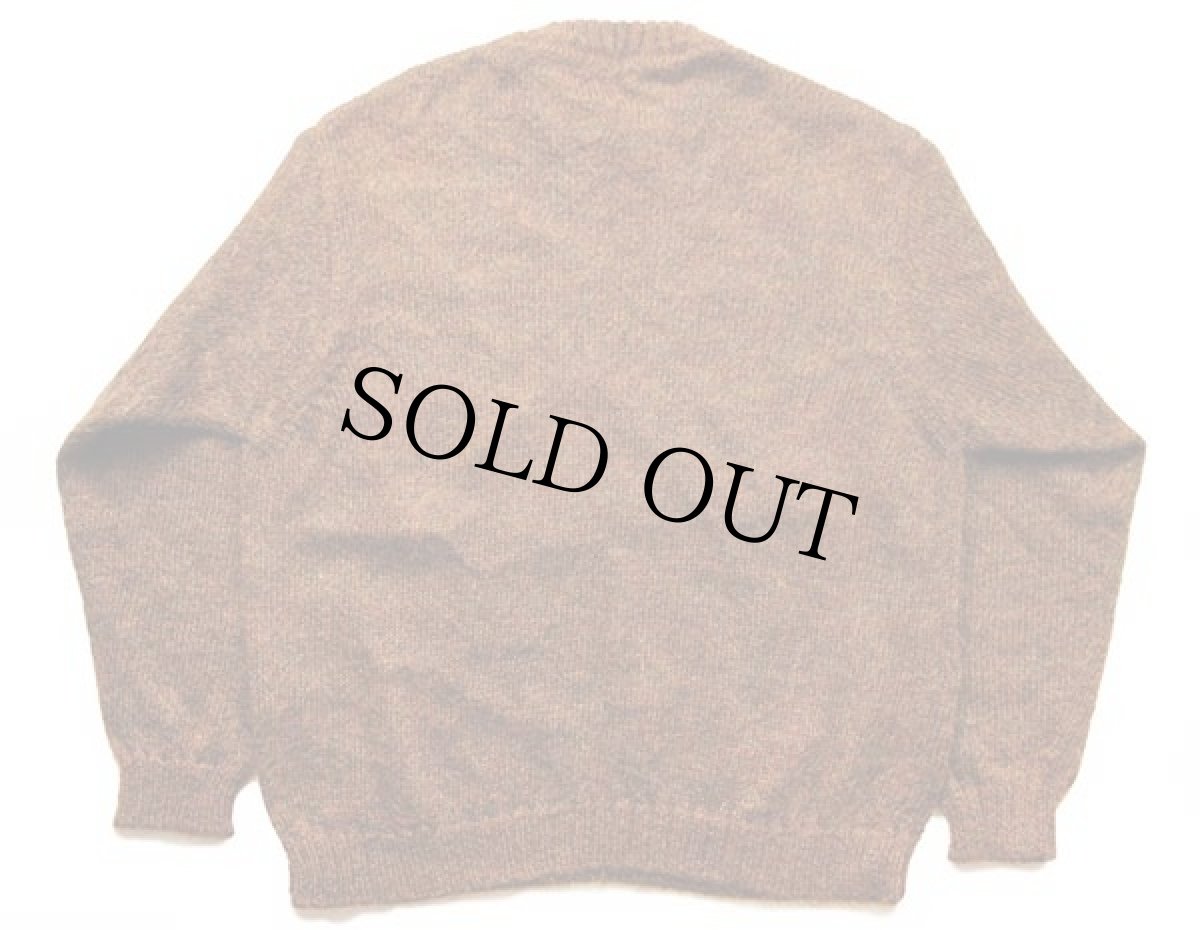 画像2: 90s イタリア製 BENETTONベネトン アーガイル柄 モヘヤ ニット セーター M (2)