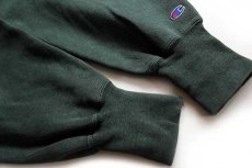 画像5: 90s USA製 Championチャンピオン 無地 目無し リバースウィーブ スウェット 緑 XXL★ブランク (5)