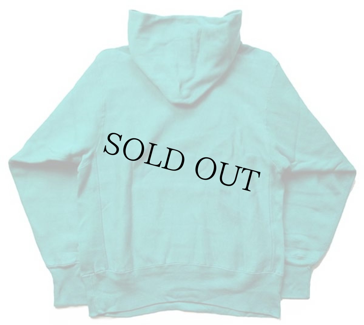 画像2: 90s USA製 Championチャンピオン ワンポイント リバースウィーブ スウェットパーカー エメラルドグリーン M (2)