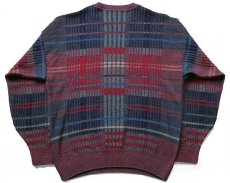 画像2: 70s USA製 PENDLETONペンドルトン 編み柄 ウールニット セーター XL (2)