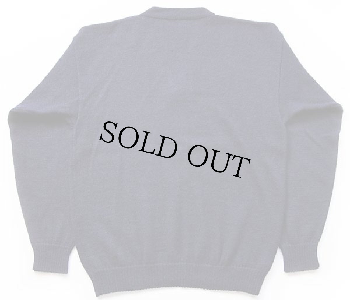 画像2: ペルー製 Alpaca Ware .COM Vネック アルパカ ニット セーター 紺 (2)