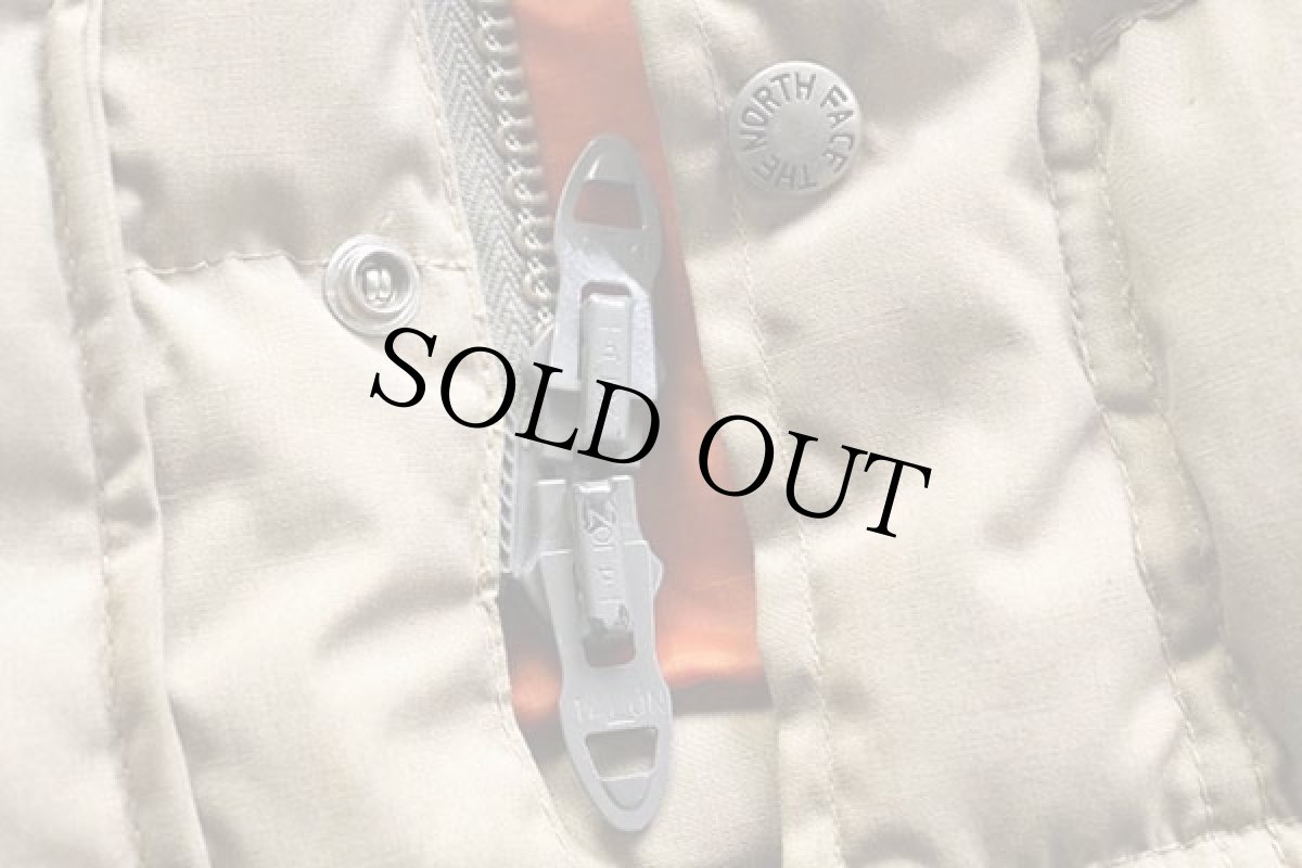 画像6: 70s THE NORTH FACEノースフェイス 茶タグ ダウンジャケット タン M (6)