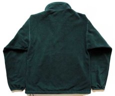 画像2: 90s USA製 patagoniaパタゴニア ウインドプルーフ フリースジャケット 深緑 S (2)