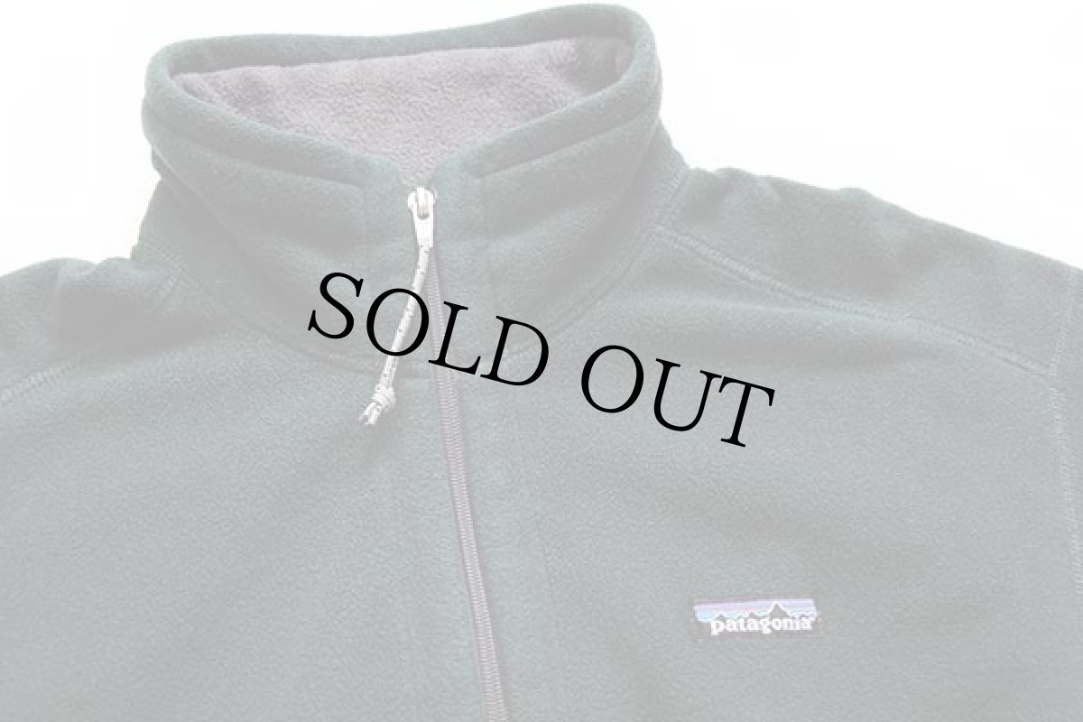 画像3: 90s USA製 patagoniaパタゴニア ウインドプルーフ フリースジャケット 深緑 S (3)