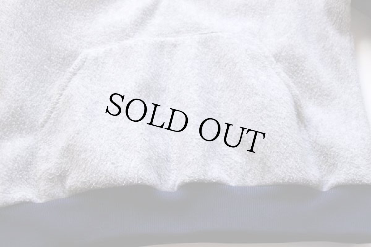 画像5: 80s EddieBauerエディーバウアー ハーフジップ プルオーバー フリースパーカー ライトグレー×紺 XL (5)