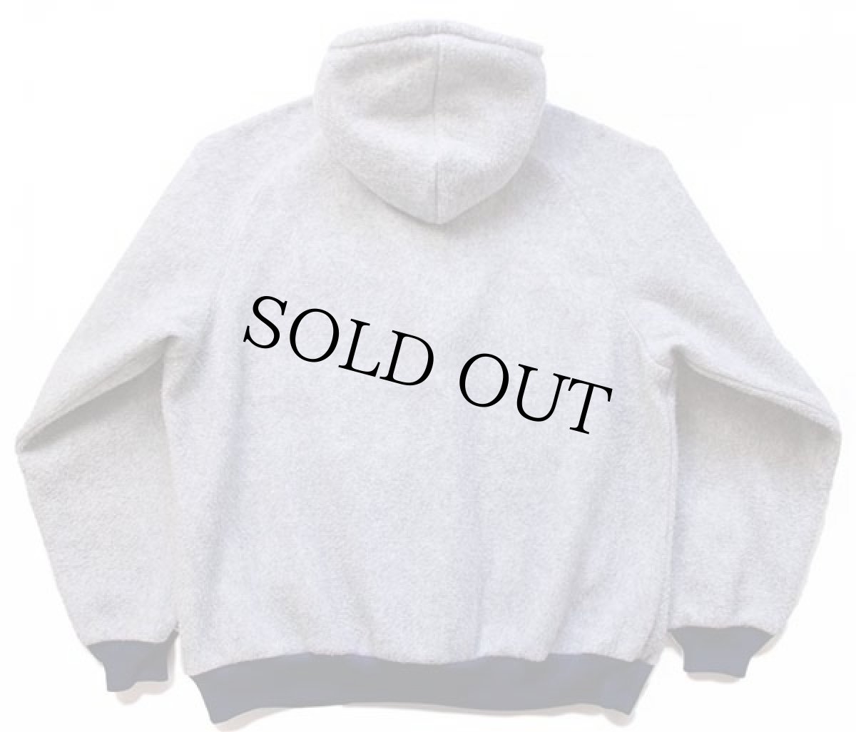 画像2: 80s EddieBauerエディーバウアー ハーフジップ プルオーバー フリースパーカー ライトグレー×紺 XL (2)