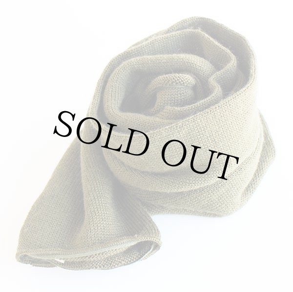 60s 米軍 U.S.ARMY ネックウェア ウールニット マフラー オリーブ