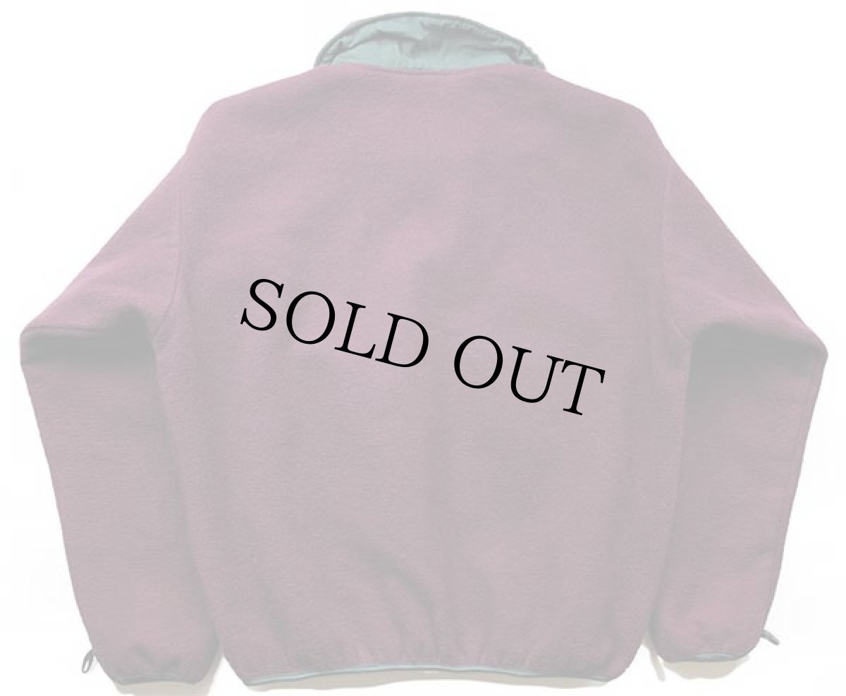 画像2: 90s USA製 Columbiaコロンビア 切り替え ライナー フリースジャケット 紫 L (2)