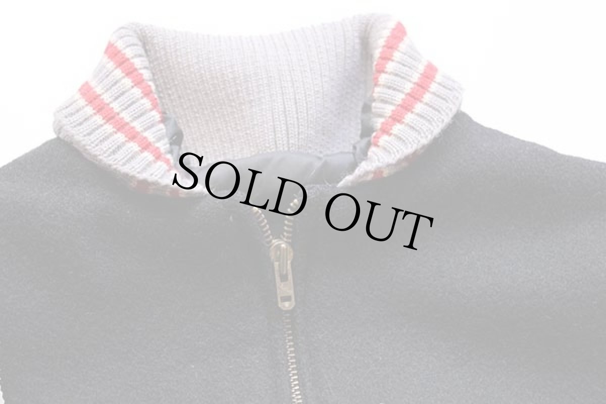 画像3: USA製 SKOOKUM メルトン ウール スタジャン 黒 38 (3)