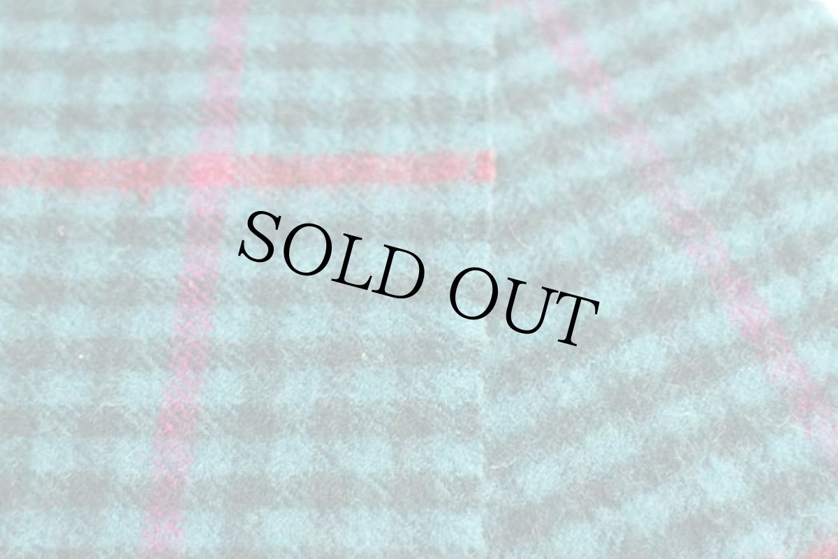 画像4: スコットランド製 Sims チェック カシミヤマフラー (4)