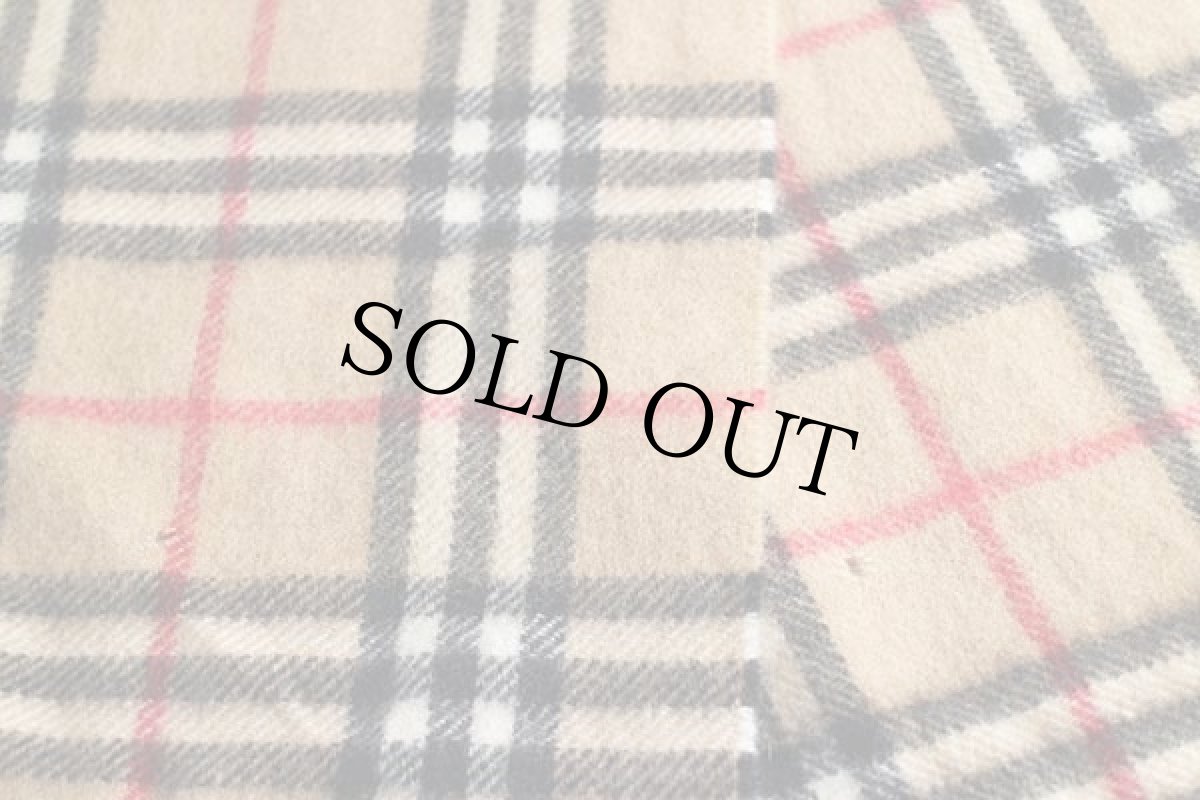 画像4: 英国製 Burberrysバーバリー ノバチェック タータンチェック ウール×カシミヤ マフラー (4)