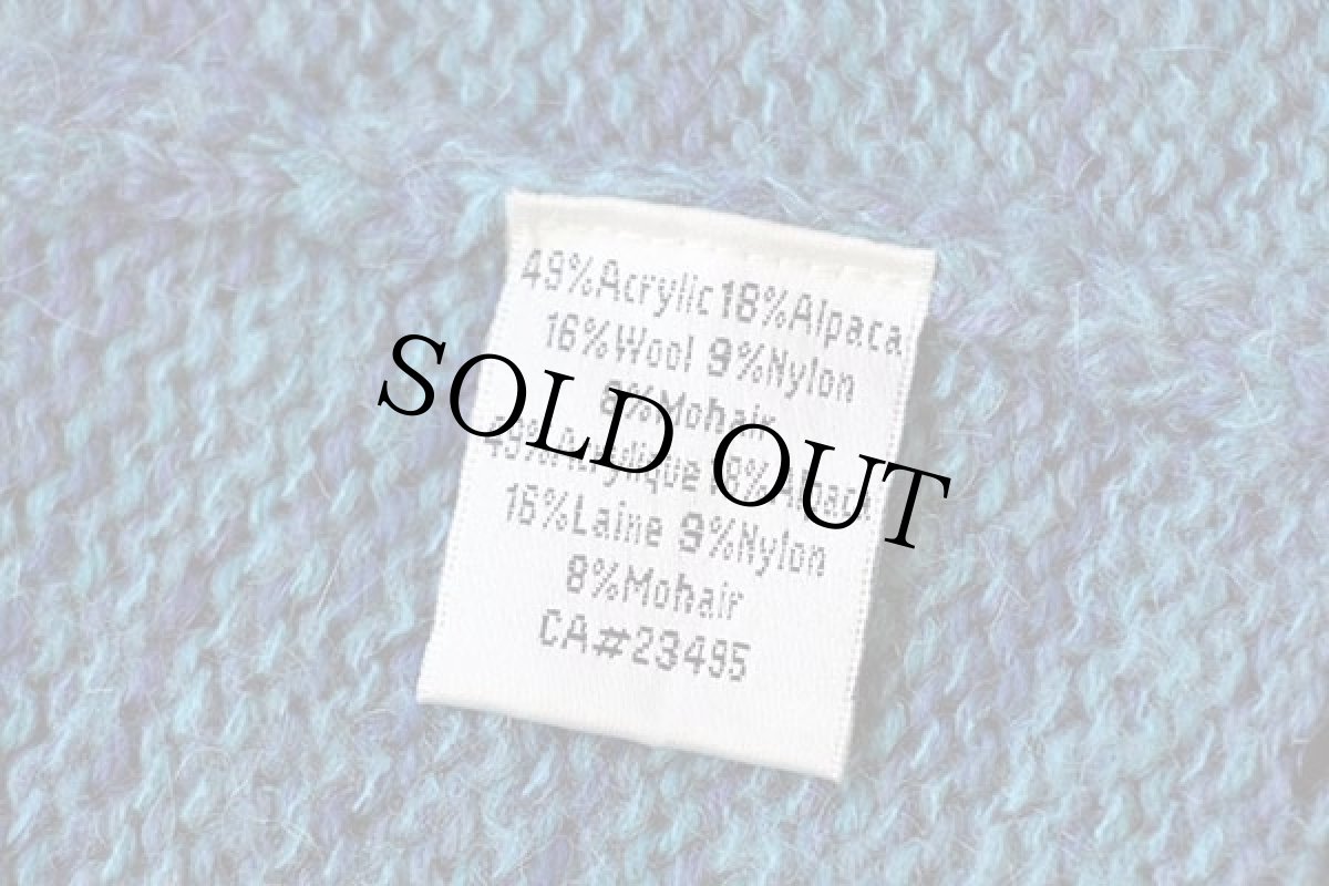 画像4: Icelandic Design チロリアン 刺繍 アルパカ×ウール×モヘヤ ニット カーディガン (4)