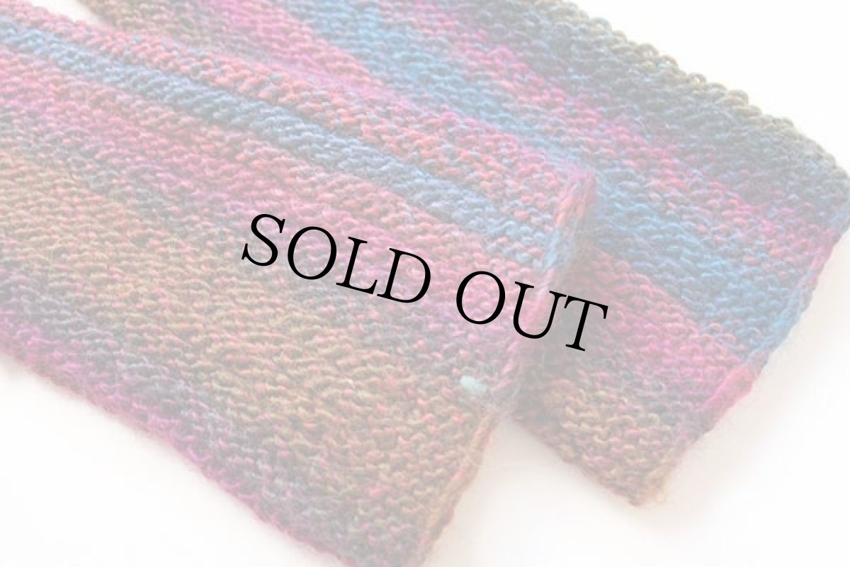 画像6: ショールカラー カギ編み ハンドニット カーディガン (6)