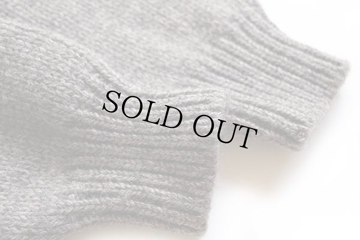 画像6: 80s GAPギャップ ダイヤ柄 切り替え ウールニット セーター L (6)