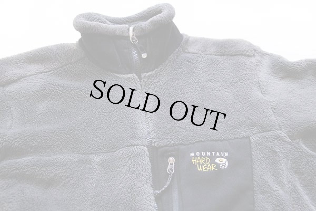 画像3: MOUNTAIN HARDWEAR モンキーマン POLARTEC フリースジャケット チャコールグレー×ブラック L (3)