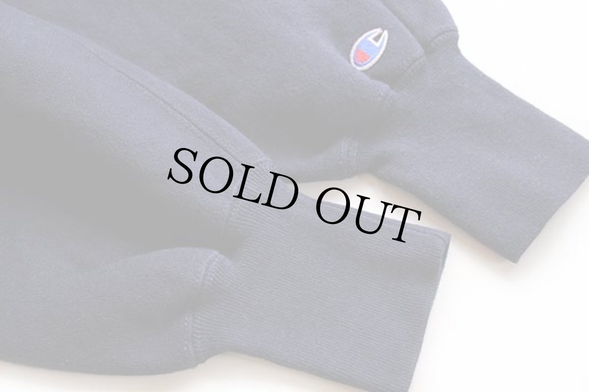 画像5: 90s USA製 Championチャンピオン TAU ALPHA KAPPA刺繍 リバースウィーブ スウェット 紺 XL (5)