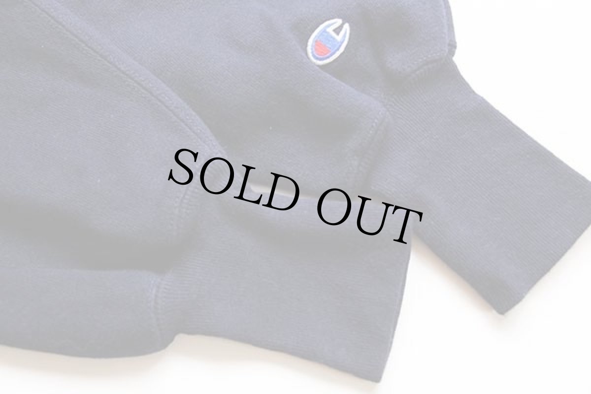 画像5: 90s USA製 Championチャンピオン TAU ALPHA KAPPA刺繍 リバースウィーブ スウェット 紺 L (5)