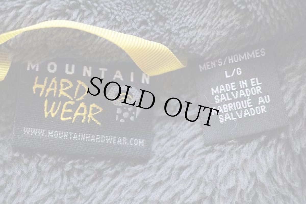 画像4: MOUNTAIN HARDWEAR モンキーマン POLARTEC フリースジャケット チャコールグレー×ブラック L (4)