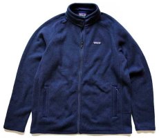 画像1: patagoniaパタゴニア ベターセーター フリースジャケット 紺 XL (1)