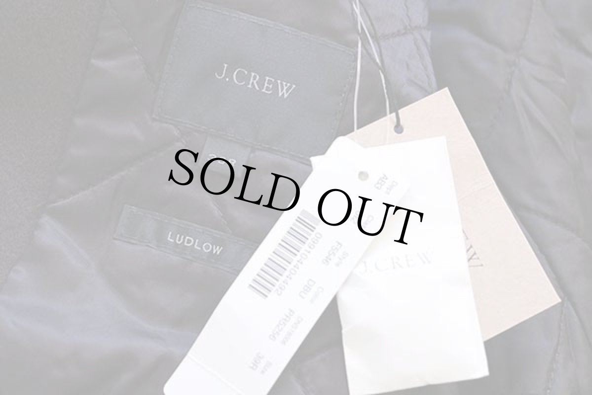 画像4: 未使用★J.CREW LUDLOW Thinsulate キルティングライナー ウール×カシミヤ チェスターコート マルーン 39R (4)